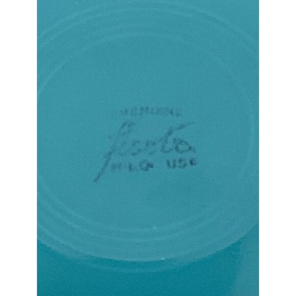Fiesta Plater‎ Turquoise Ceramic 12.25” Made In USA - Picture 4 of 5